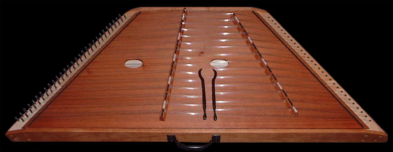 Click for larger view of the 15 14 Hammer Dulcimer built by Ron Ewing